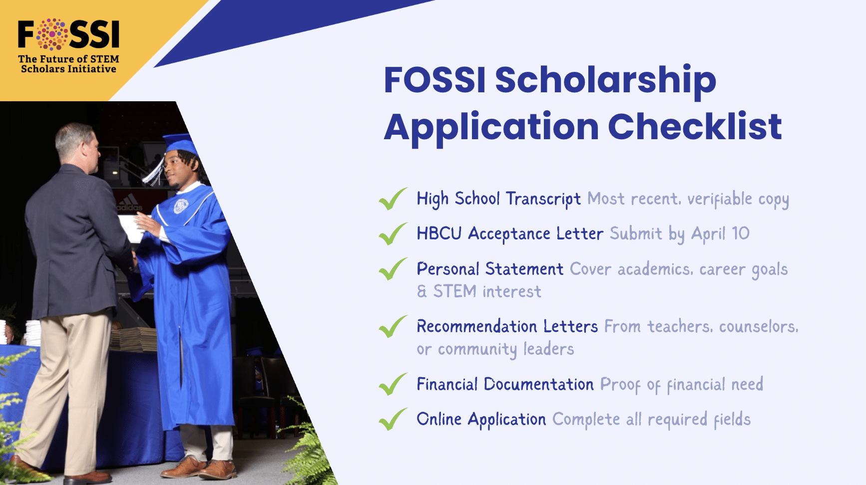 FOSSI-Scholarship-Application-Checklist
